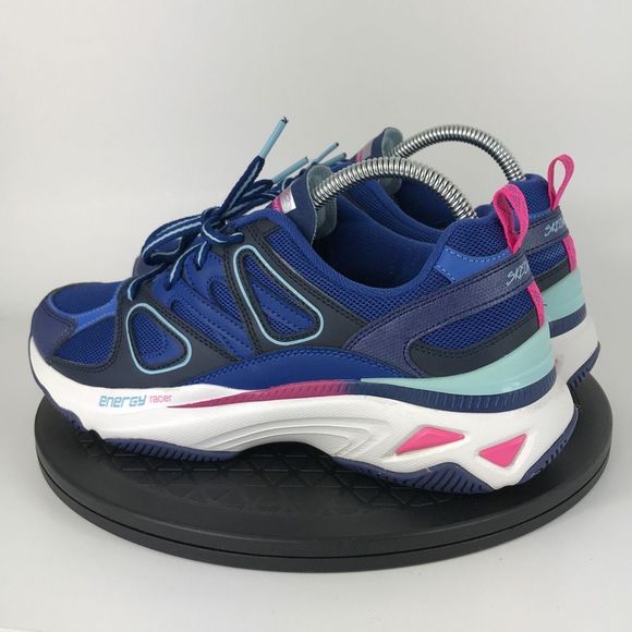 Skechers Energy Racer Blue Athletic Running Shoes 149371 Women's Size 9 - Picture 7 of 12